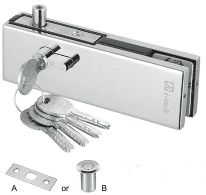 Cerradura rectangular pulido con pocillo