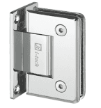 Bisagra pared vidrio con bisel pulida