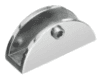 Clip para repisa media luna 10 mm pulido (und)