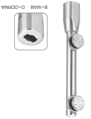 Kit europivot acero inoxidable SUS340 satinado