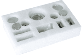 Kit euroshower tubo rectangular satinado incluye tubo 30 mm*10 mm*2tms