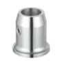 Soporte terminal tubo 1" a pared satinado