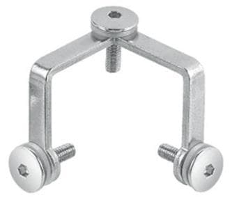 Conector triple para vitrina