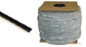 Felpa ecobel 5x5 negra x metro