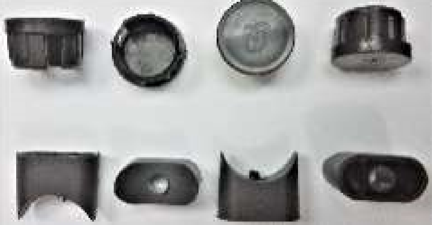 Kit plastico para puerta templex bancaria negro
