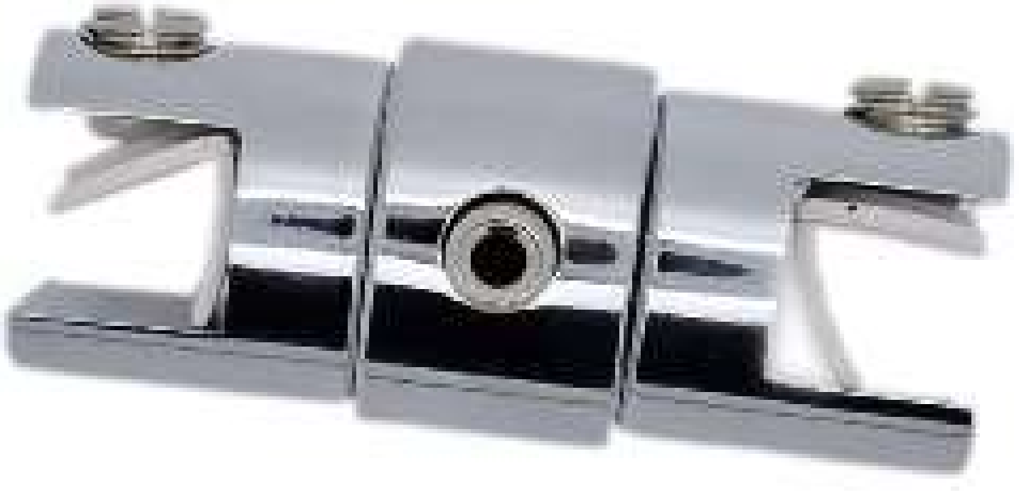 Soporte para vitrina de guaya doble