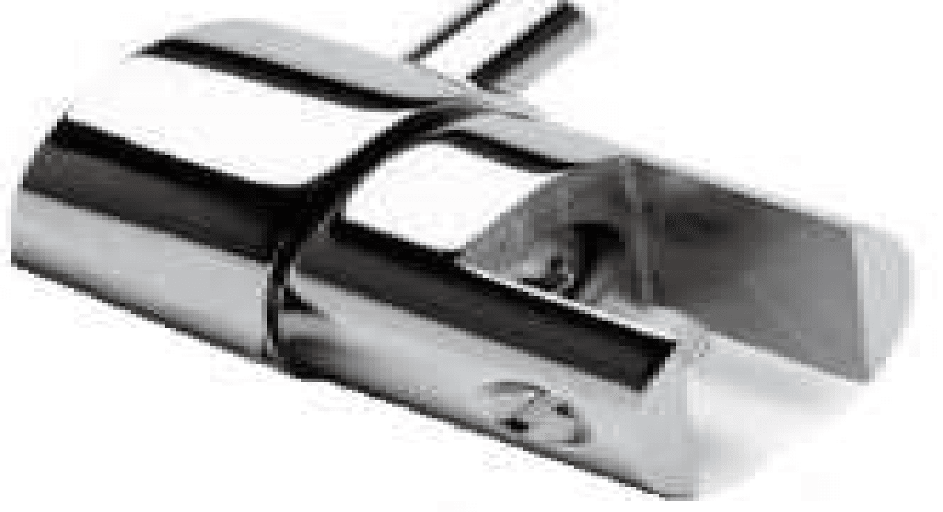 Soporte para vitrina de guaya sencillo