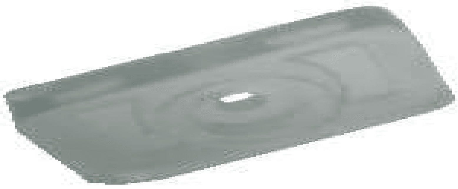 Tope rectangular transparente